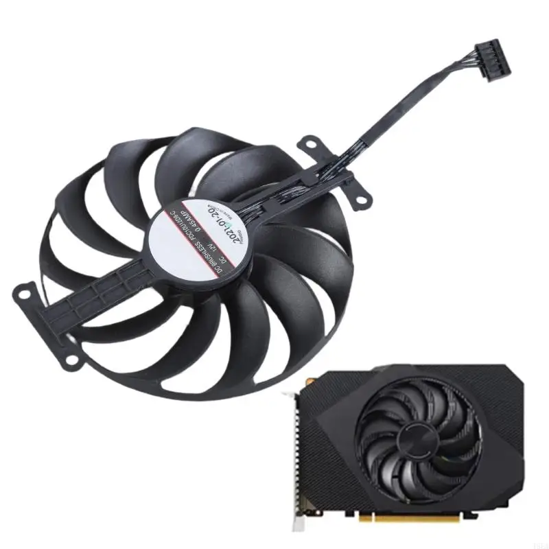 T5EA Universal 95mm 4Pin-Kühlungslüfterersatzenteil für GTX1650 1630 GDDR6 4GB FDC10U12D9-C-Grafikkartenzubehör