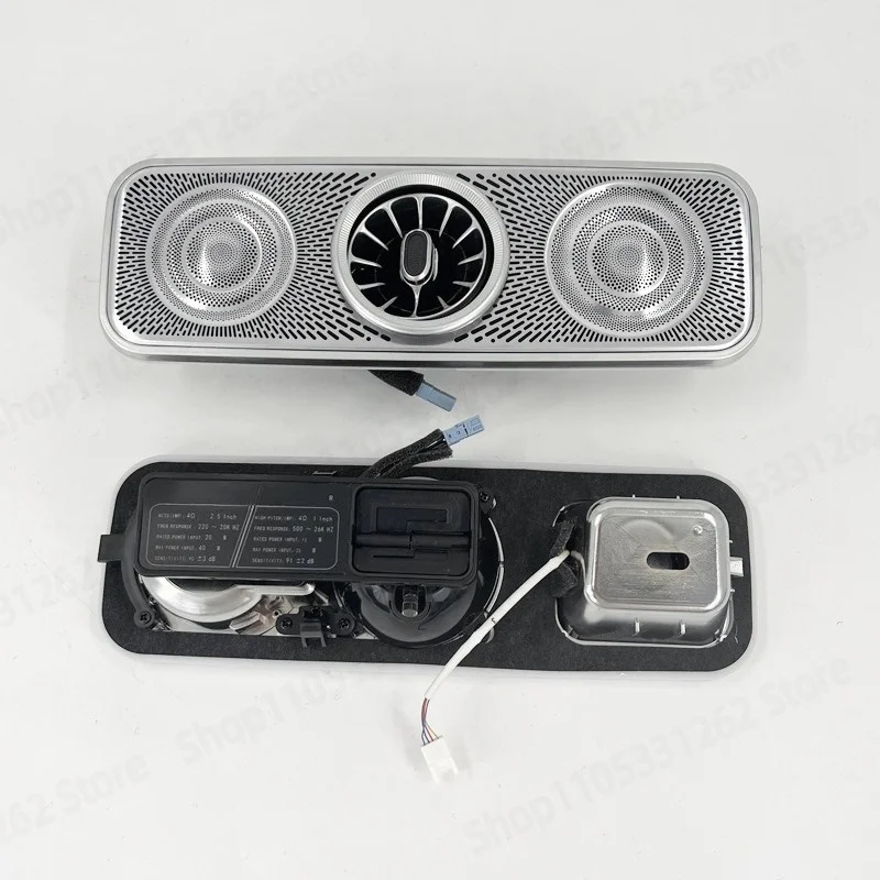 For Mercedes V260 Roof Air Vent with Speaker 64 Color Ambient Light Interior Upgrade Modification Kit