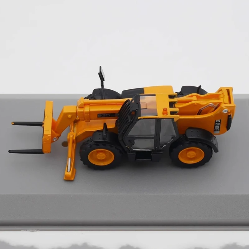 مقياس 1:72 JCB 535 125 تلسكوبي بوم رافعة شوكية محاكاة سبيكة لودر أطفال بالريموت كنترول نموذج عرض تحصيل هدية لعبة تذكارية
