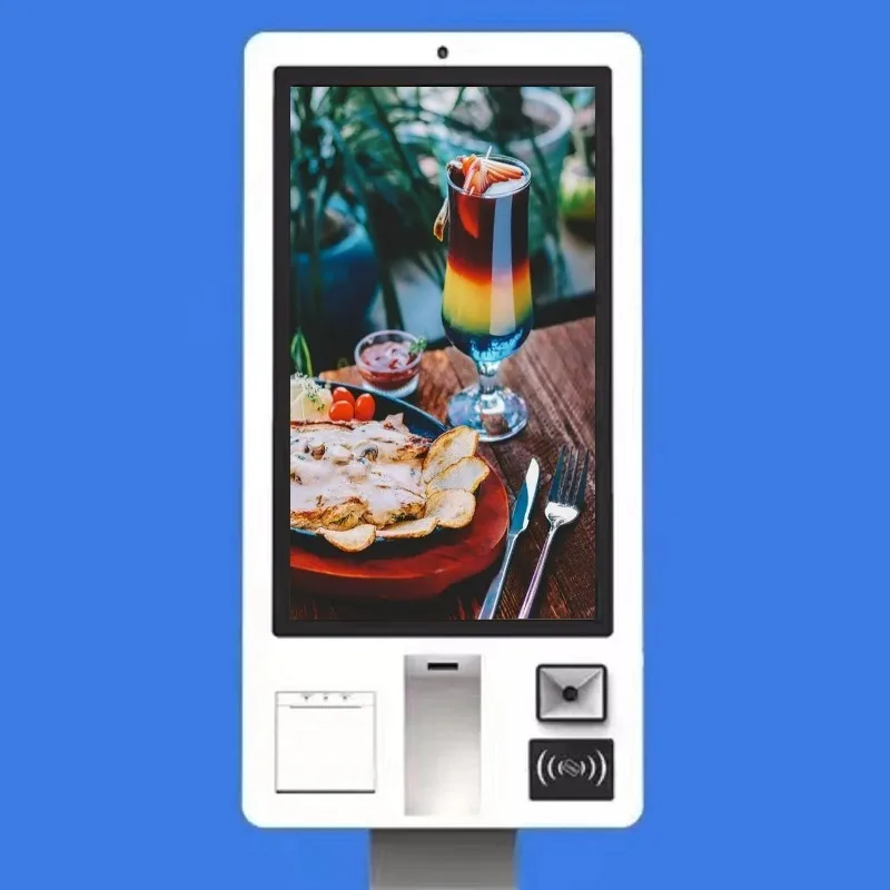 24 27 32 Inch Touch Self Service Kiosk Ordering Checkout Kiosk Digital Bill Payment Vending Machine for Restaurant Coffee House