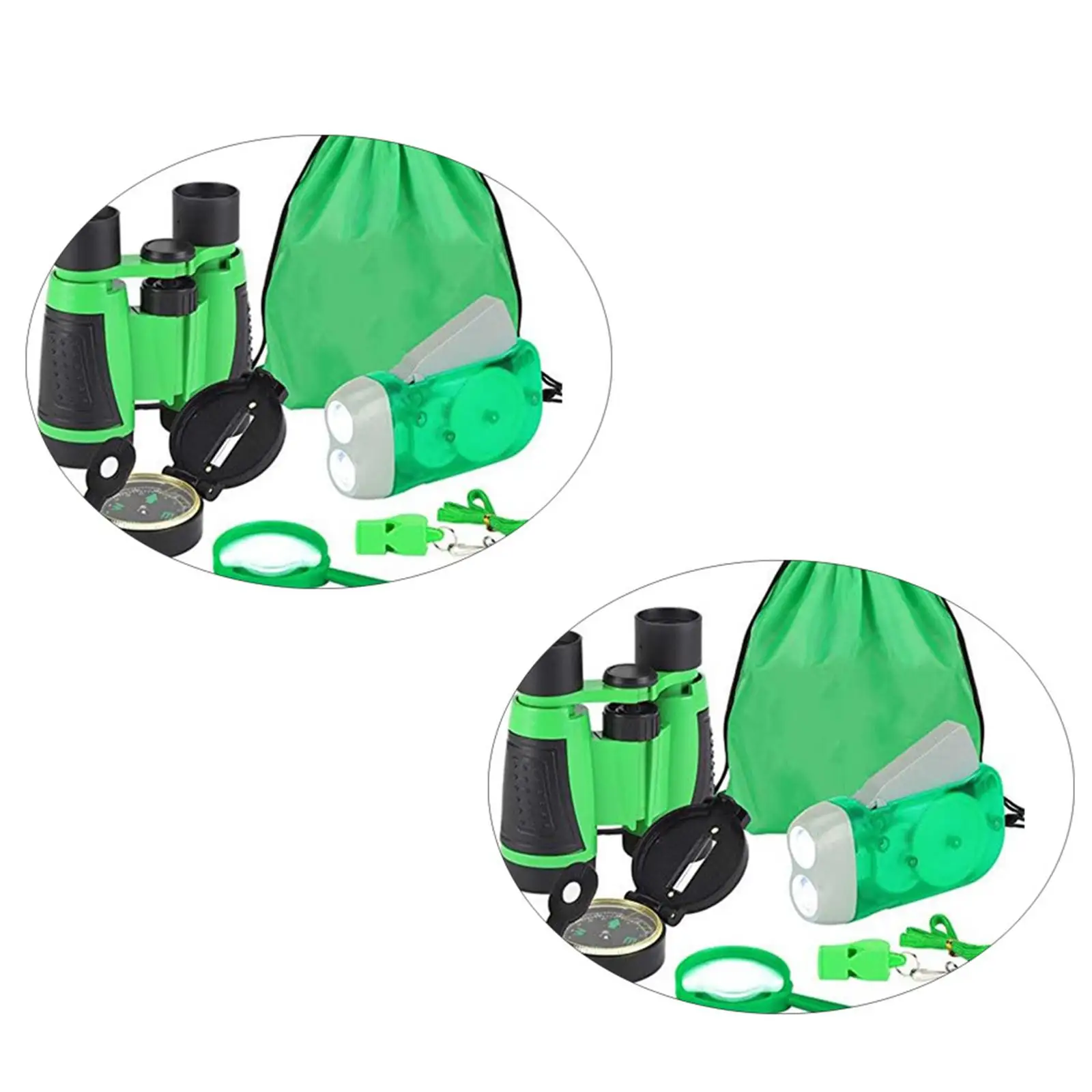 Kids Nature Explorer Kit with Bug Catcher Viewer Binoculars Compass for Outdoor Education Adventure Camping Toys for Children
