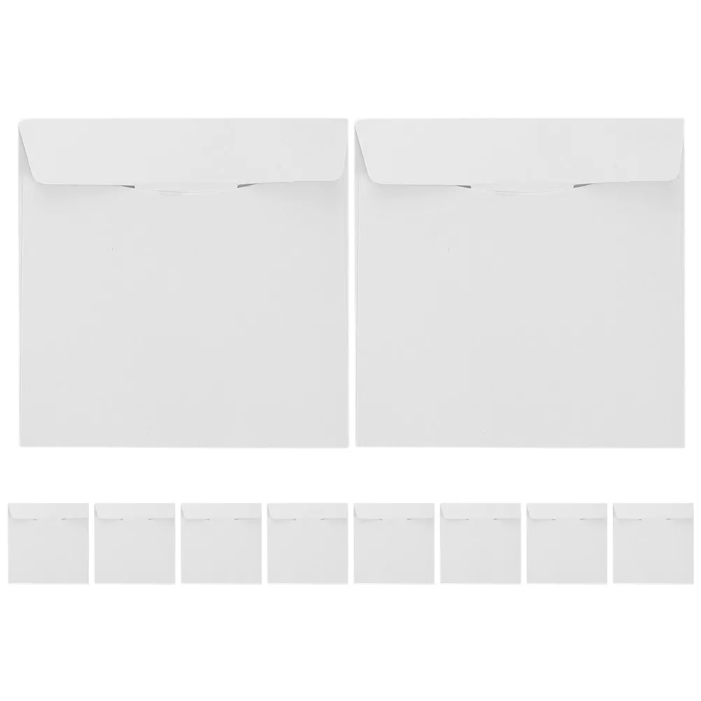 10Pcs White Cardboa…