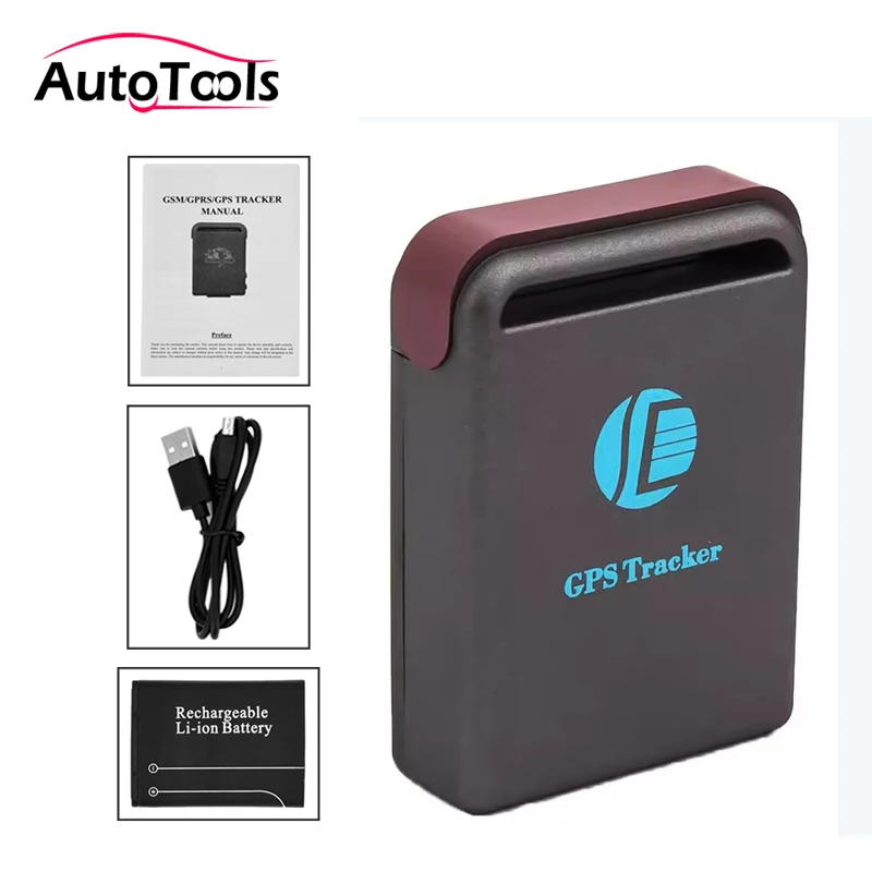 GPS追跡デバイス,車用ミニカードリーダーgsm/gprs tk102b,オンライン追跡