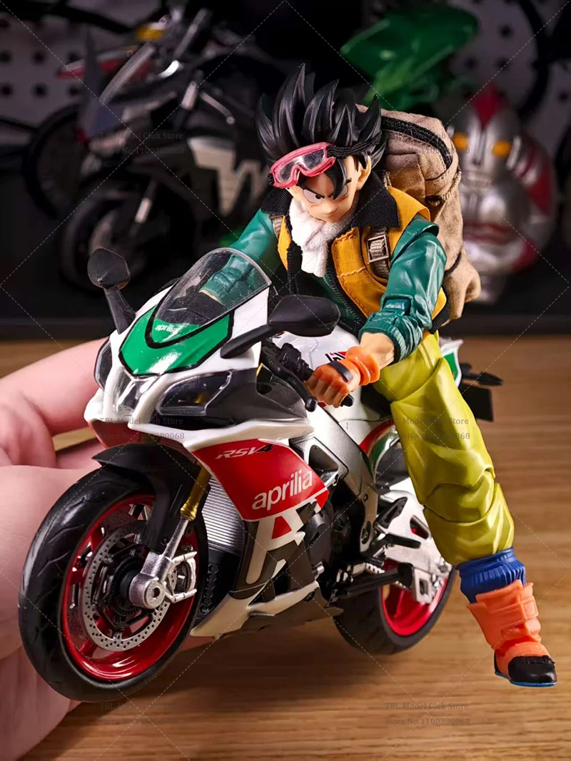 Vêtements masculins à l'échelle 1/12 Dragon Ball Son Goku Kakarotto Martialist Saiyan, gilet de moto pour figurine d'action de 6 pouces, scène de soldat