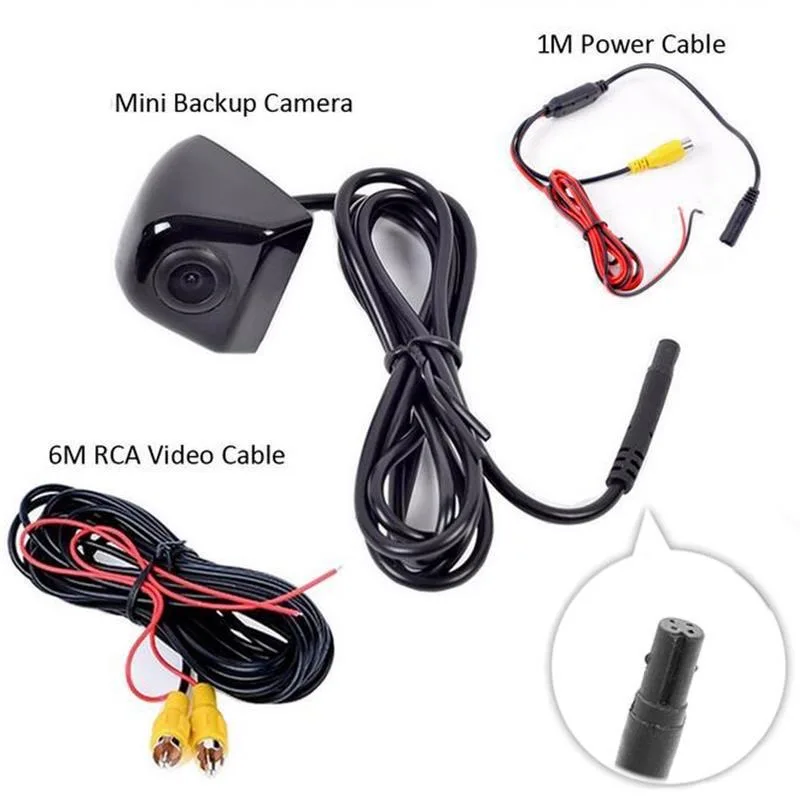 CCD&CVBS 4Pin 1080P Car Backup Cam CCD CVBS 170° Wide Angle Vehicle Reversing Image Camera 1080P Full HD Night Vision Camera For