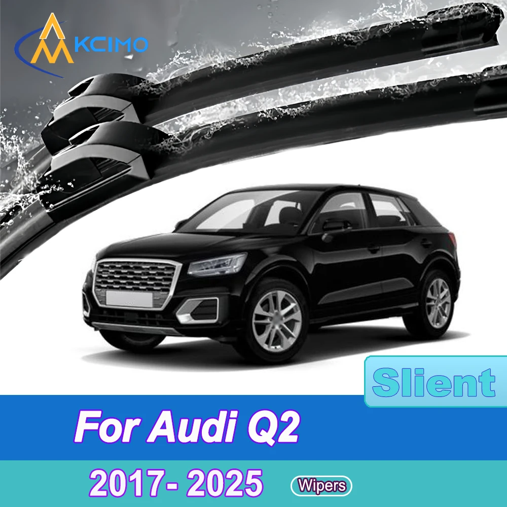 

2pcs Quiet Beam Wiper Blades for Audi Q2 2017-2025 Silent Windshield Wipers with Quick Installation