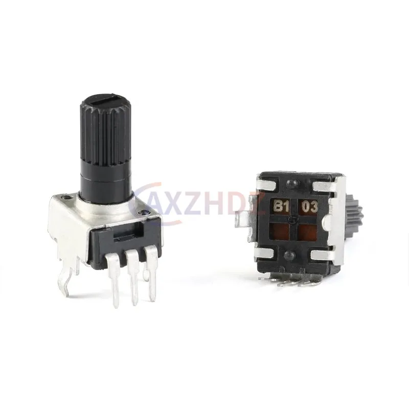 10PCS Vertical Horizontal RV09 15/20mm Shaft 1k 2k 5k 10k 20k 50k 100k 0932 Adjustable Resistor 9 Type 3Pin Seal Potentiometer