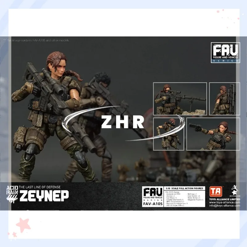 In Stock Acid Rain War FAV-A105 Zeynep Animation Model Action Figure Toy Collection Gift