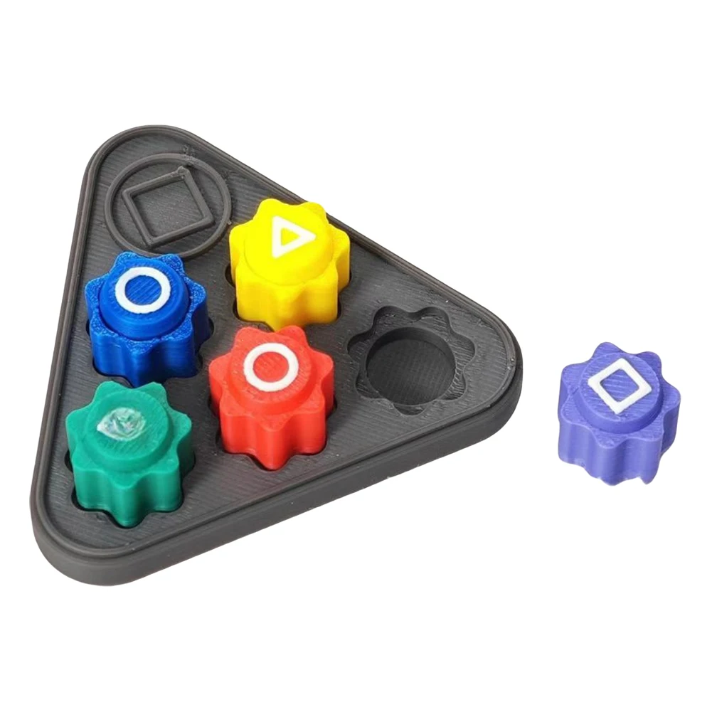 Jogo tradicional divertido gonggi jack pedra seixos conjunto 3d impresso pedra captura jogo gonggi conjunto para jogo de tabuleiro jogos de festa