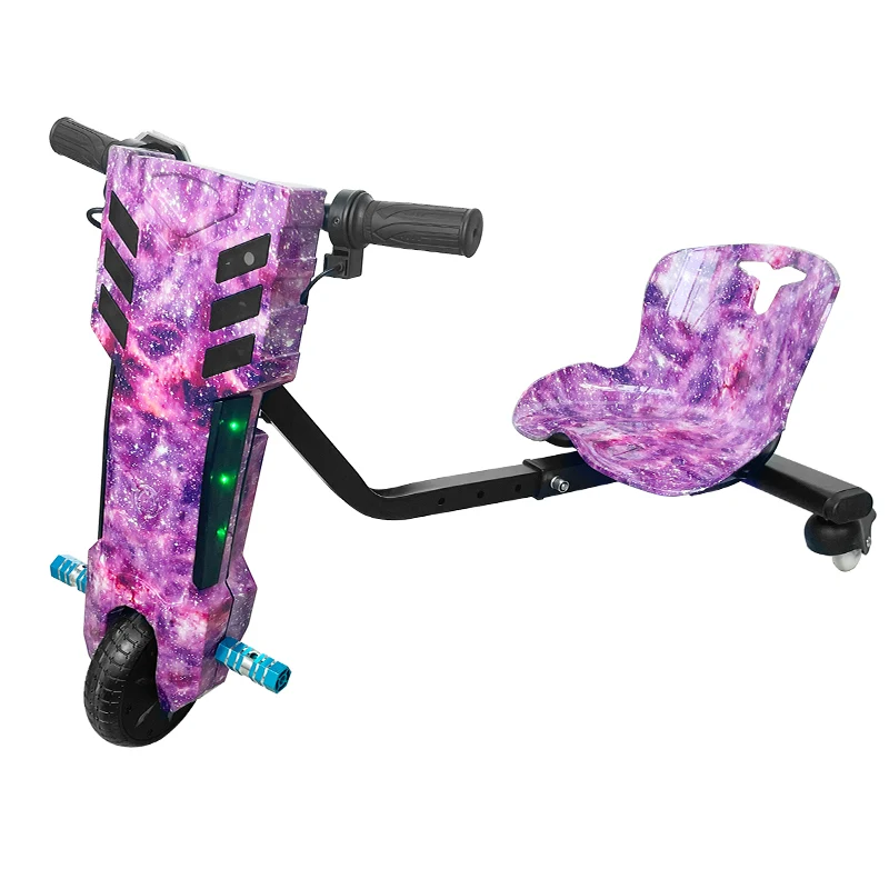 Wholesale Best Gift Kids and Adult Drifting Electric  Scooter Bluetooth 3 Wheel Drift Kart