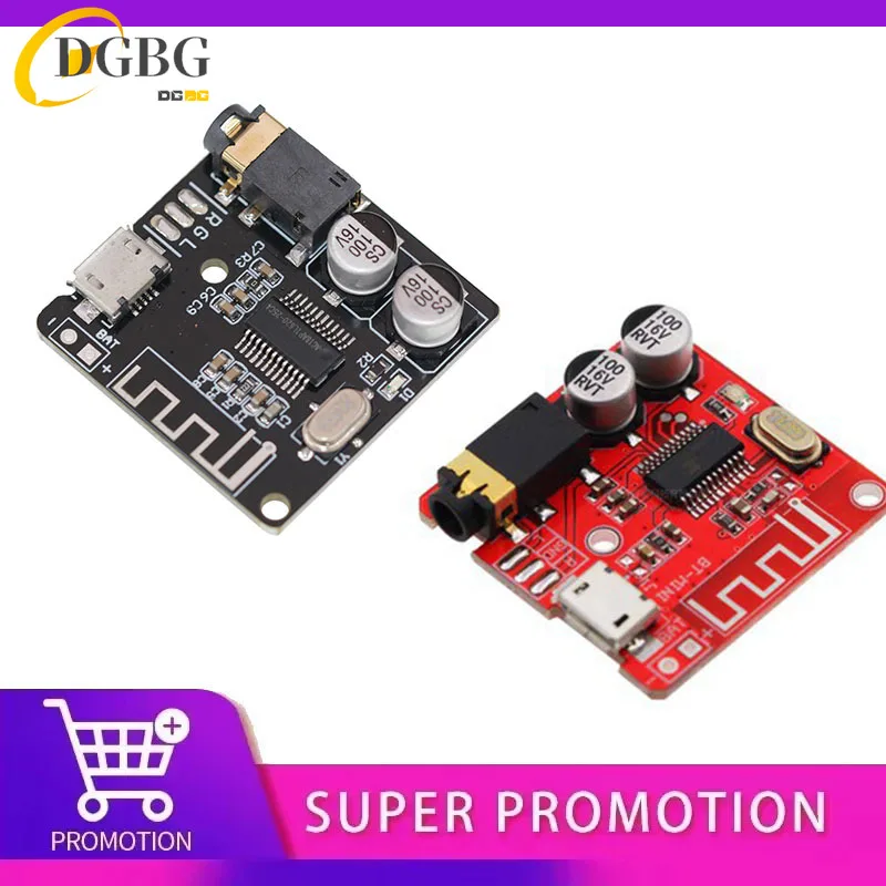 1-5PCS DIY BT Audio Receiver Board BT 4.1 / 5.0 MP3 Lossless Decoder Board Wireless Stereo Music Module DC3.7-5V