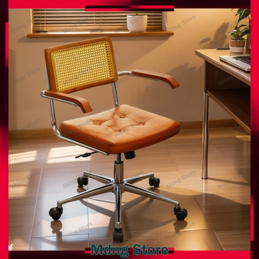 

Comfortable Study Office Chairs Computer Armrest Vanity Ergonomic Chair Swivel Mobile Silla Escritorio Oficina Home Furniture