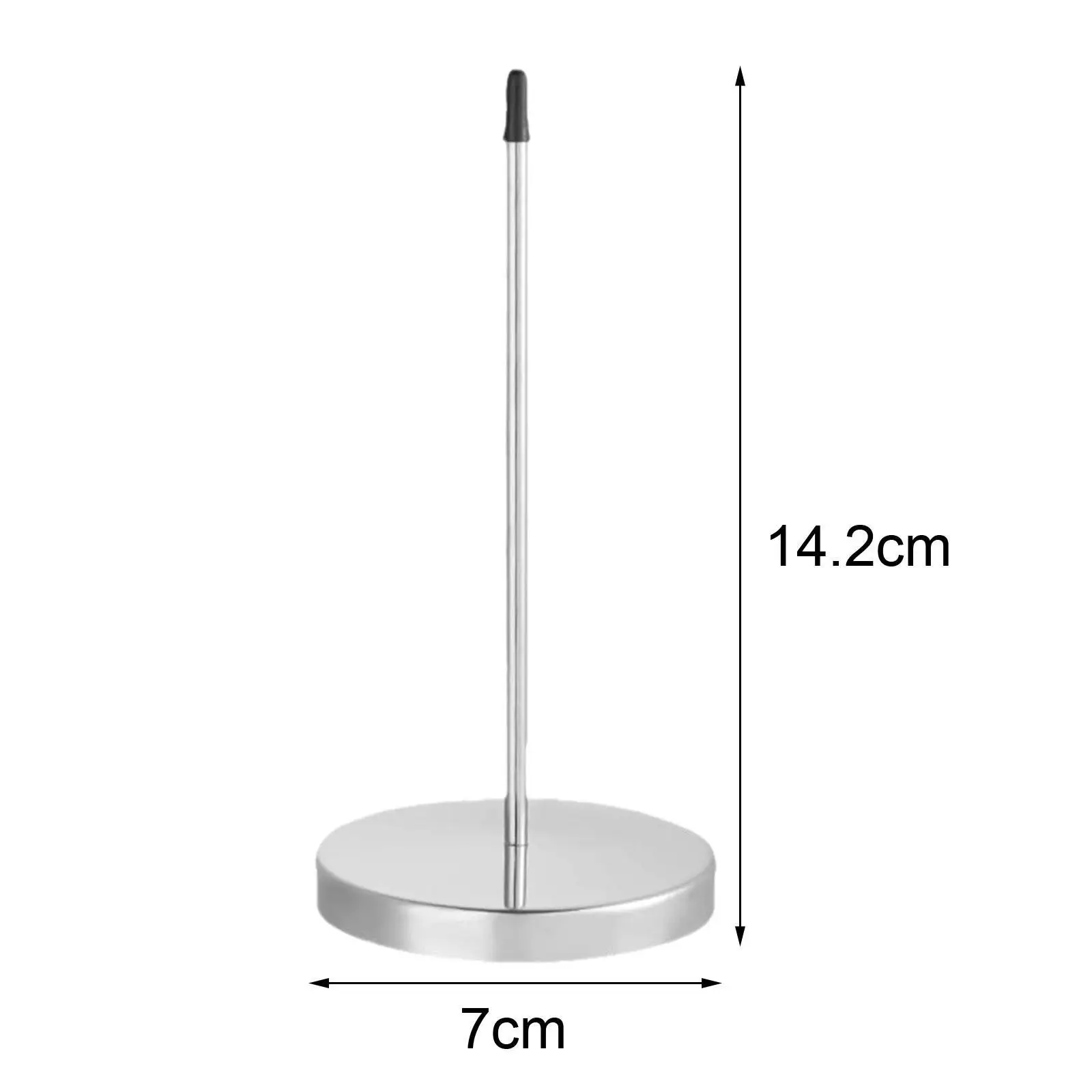 Receipt Holder Straight Rod Practical Invoice Spike Stick with Solid Base Stable Bill Fork for Desktop Kitchen Restaurant Office