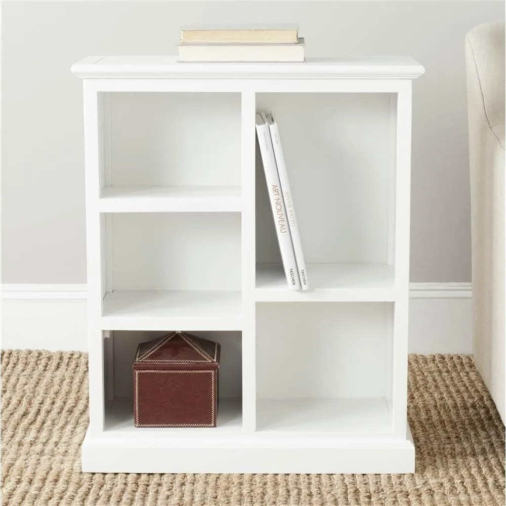 Collezione Home, libreria Maralah White a 5 ripiani, completamente assemblata