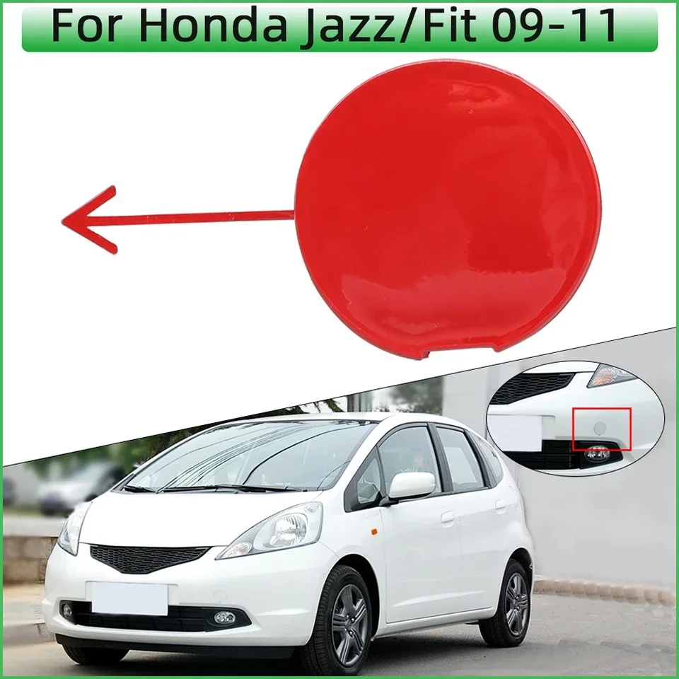 

Auto Front Bumper Towing Hook Eye Cover Cap For Honda Fit / Jazz GE 2009 2010 2011 71104-TF0-000 Tow Hook Trailer Lid Garnish