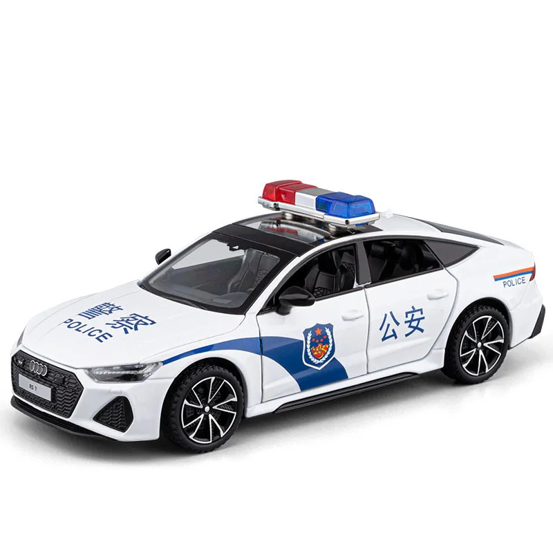 Officially Licensed 1:32 Audi RS7 Alloy Diecast Model, Sound & Light, Pull-back Function, Ideal gift for Car Model Collectors