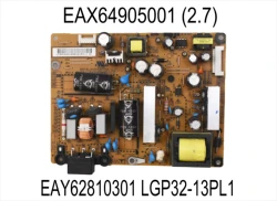 EAX64905001(2.7) EAY62810301 LGP32-13PL1 REV 3.0 Power Supply Board is for 32LN541V 32LN540B 32LN548C 32LN540V 32LA615V 32LN548C