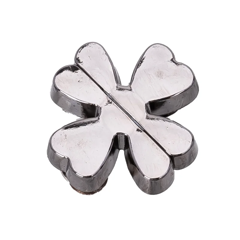 2Pcs No Drill Magnetic Curtain Buckle Four-leaf Clover Light Blocking Curtain Tieback Decorative Clip for Home Bedroom Living Ro