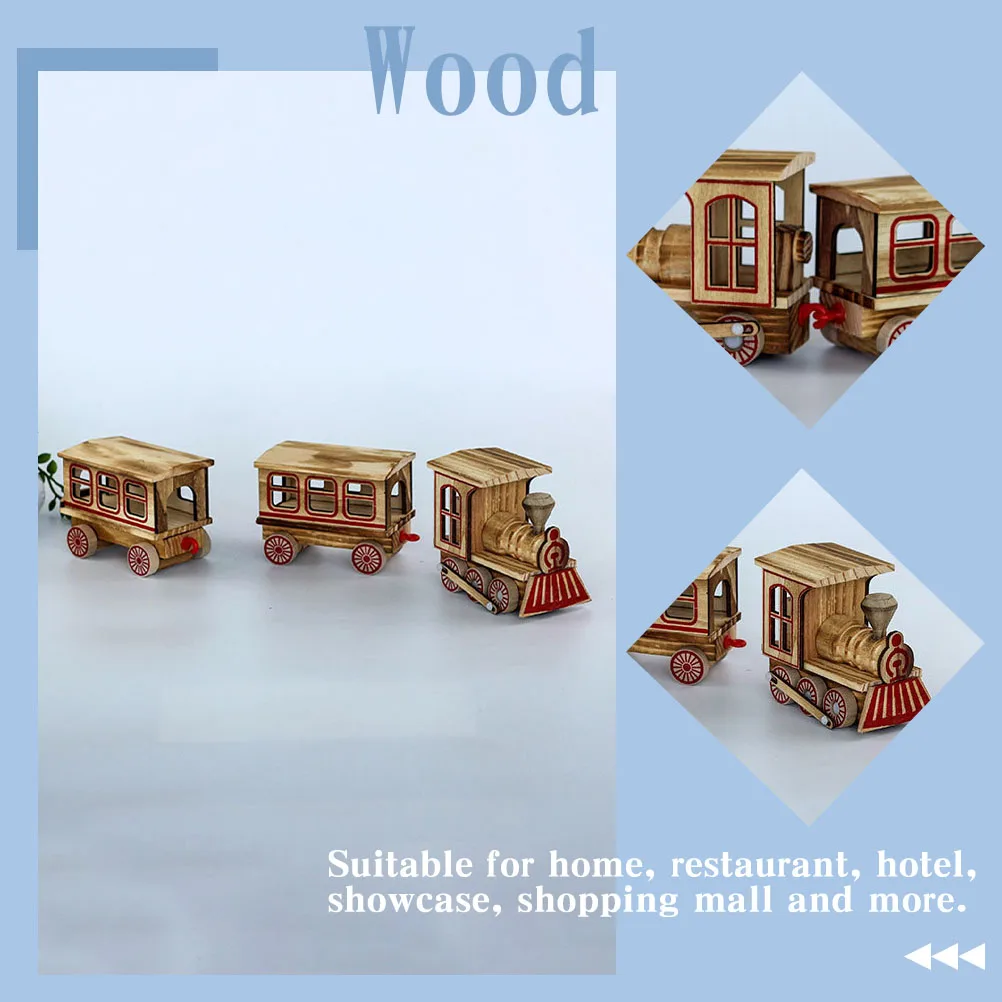 

Home Decor Christmas Train Ornaments Toy Decoration Music for Tree Model Toys and Figurine Child