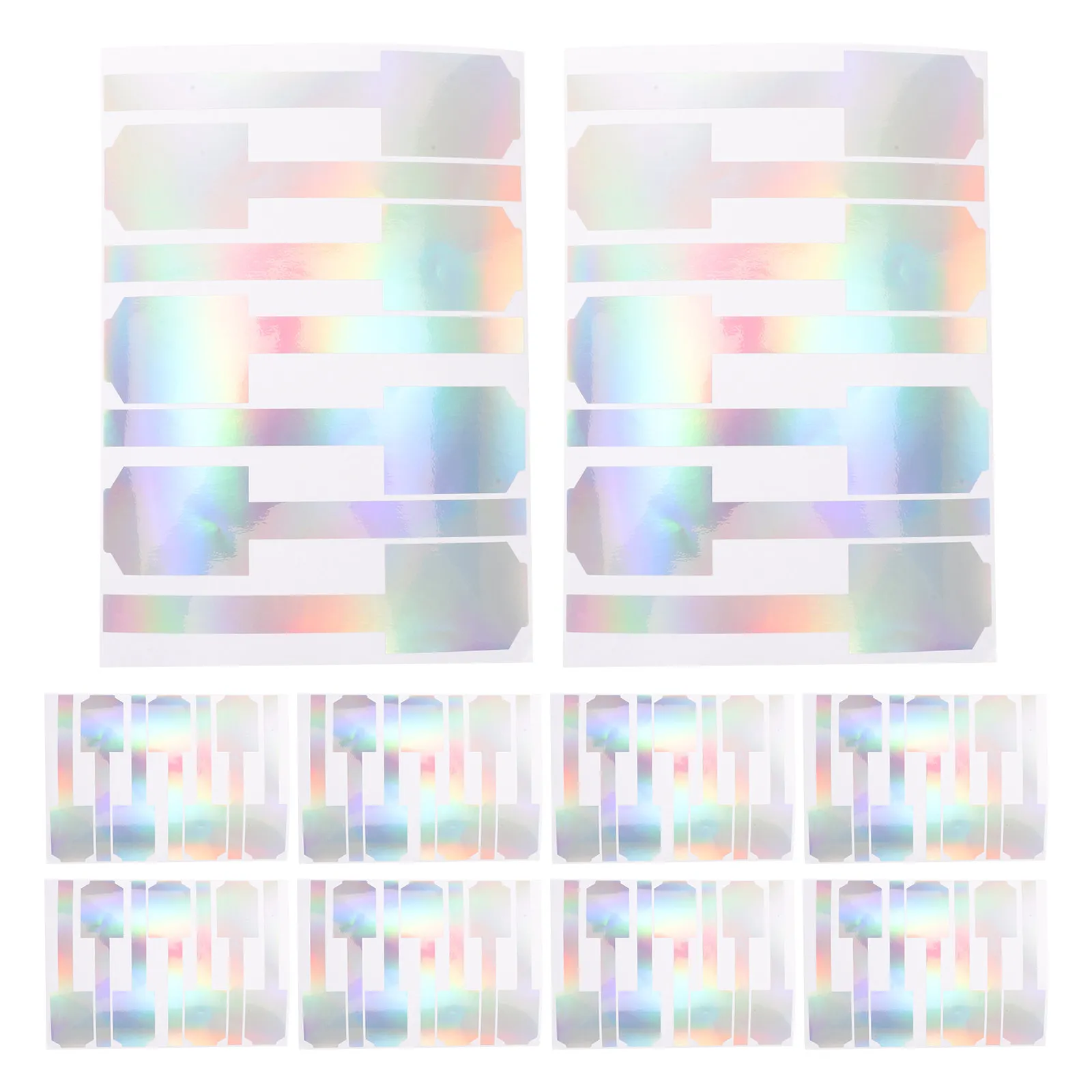 1Set Electronic Keyboard Piano Sticker Protective Film 76 Key Anti Scratch Removable Piano Key Labels Cover for Beginners