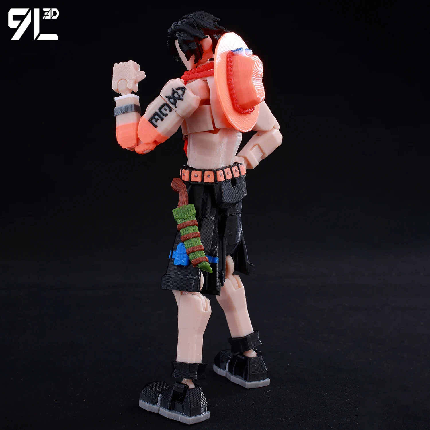 9L3D Action Figure Dummy Multi-Jointed Full Body Movability Toys