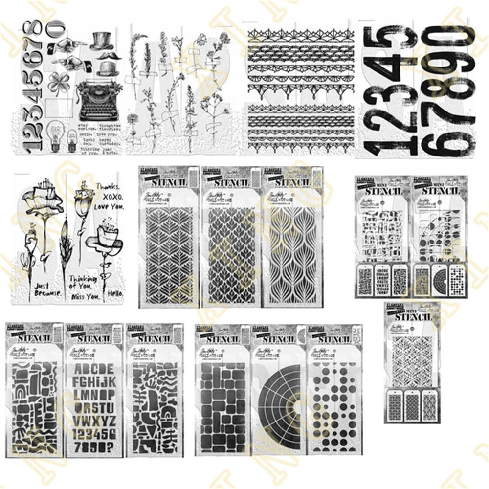 Abstrakte Blumen, gruselige Geister, neue Metall-Stanzformen, Stempel, Scrapbook, Tagebuch, Dekoration, Prägung, Stanzformen, Vorlage, DIY-Karte