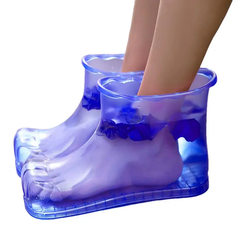 

Foot Massager, Massage Foot Bath Shoes, Foot Bath Massage Boots Pair Portable SPA Household Relaxation Bucket Boots Feet Care