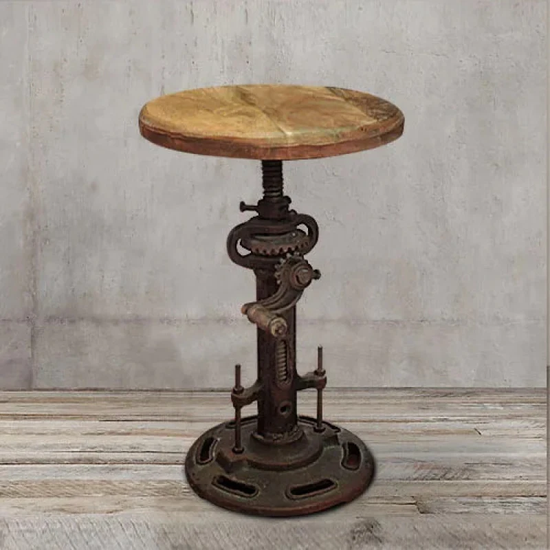 Nordic American Country Loft Industrial Style Wrought Iron Retro Bar Stool Furniture