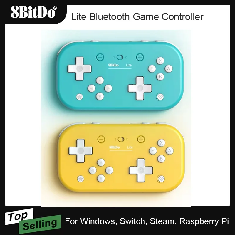 AKNES 8BitDo Lite Wireless Bluetooth Game Controller Gamepad for Nintendo Switch Lite Nintendo Switch Windows