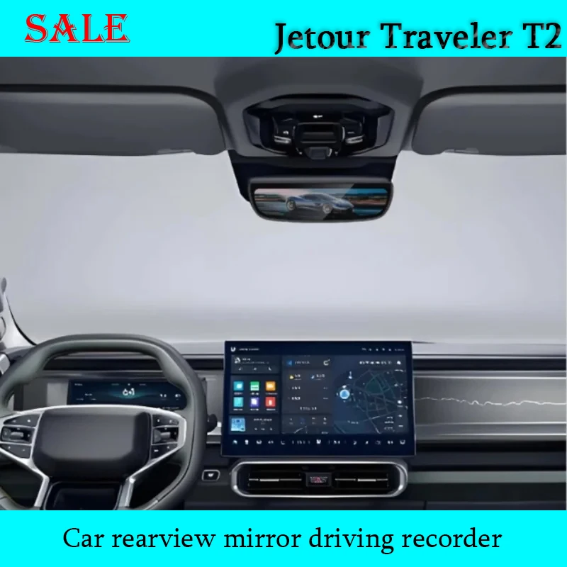 Fit for JETOUR Traveler T2 2023+ Car All-weather Shark Fin Streaming Media Rearview Mirror Driving Recorder Car decorate piece