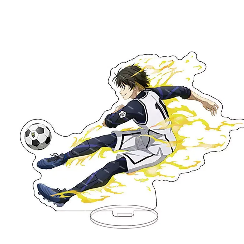 علامة "القفل الأزرق للسجن"، Seishiro، Reiyo Gokage، Kiyoshi، Rinko Itoshi 'حلي أكريليك علامة واقفة