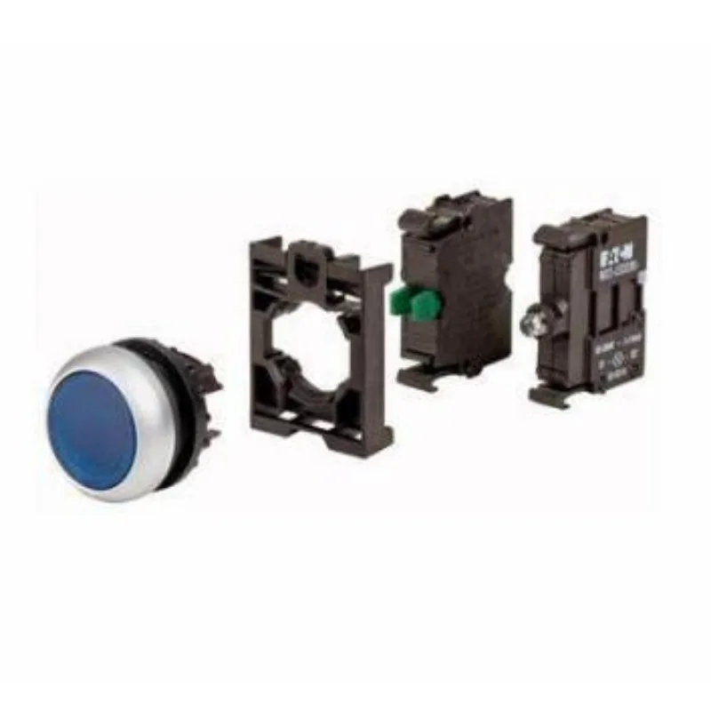أجزاء لمفاتيح M22-DL-G R Y B W/K10 K01 K11 K20/LED مع إعادة ضبط الضوء، إيتون مولر