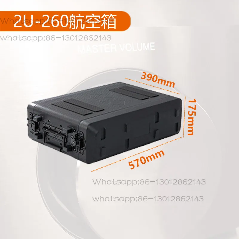 

PE plastic microphone air case 2U3U4U6U cabinet interface case receiver power amplifier flight case