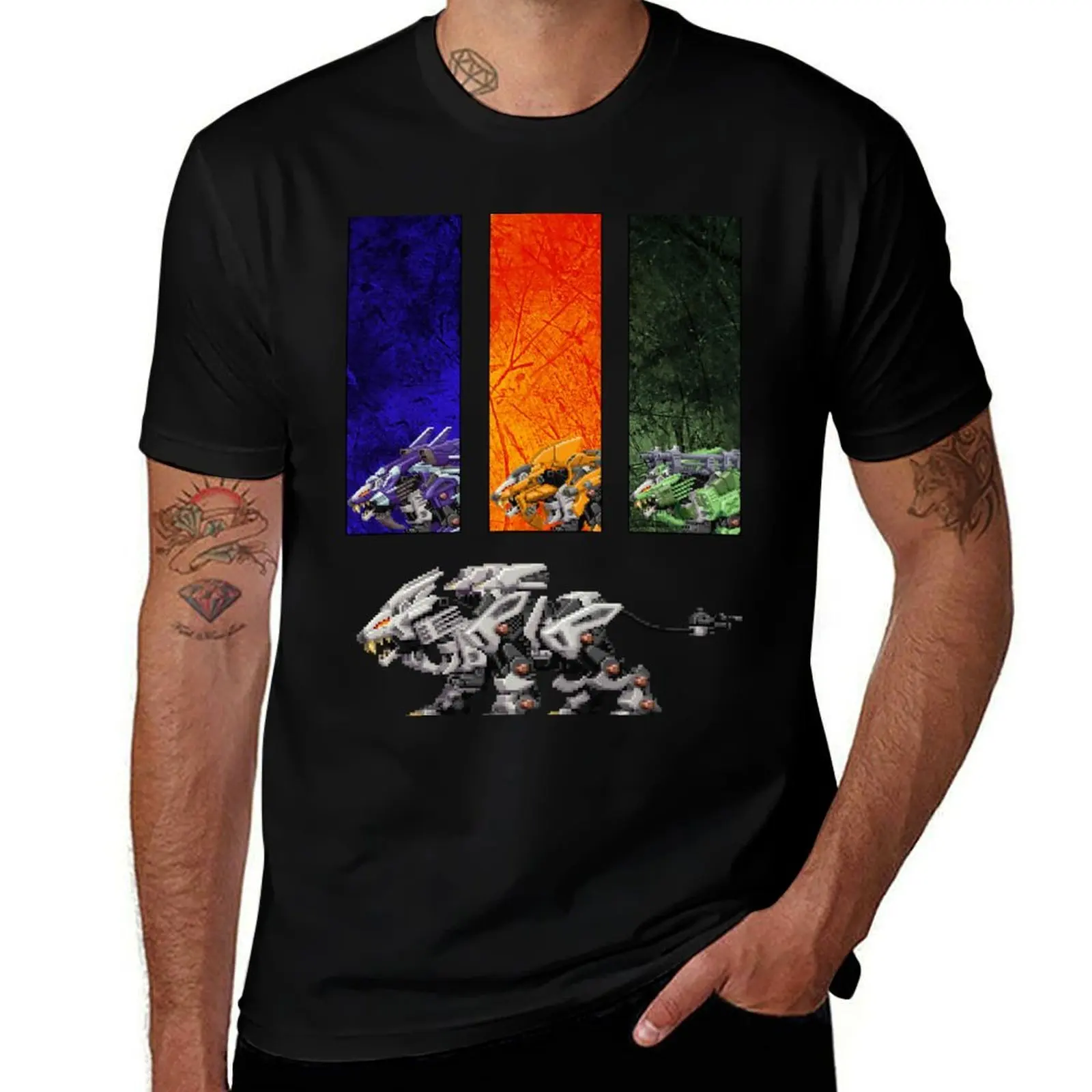 Liger Zero + Cas T-Shirt Man T Shirts For Men T Shirt Man Luxury T-Shirt