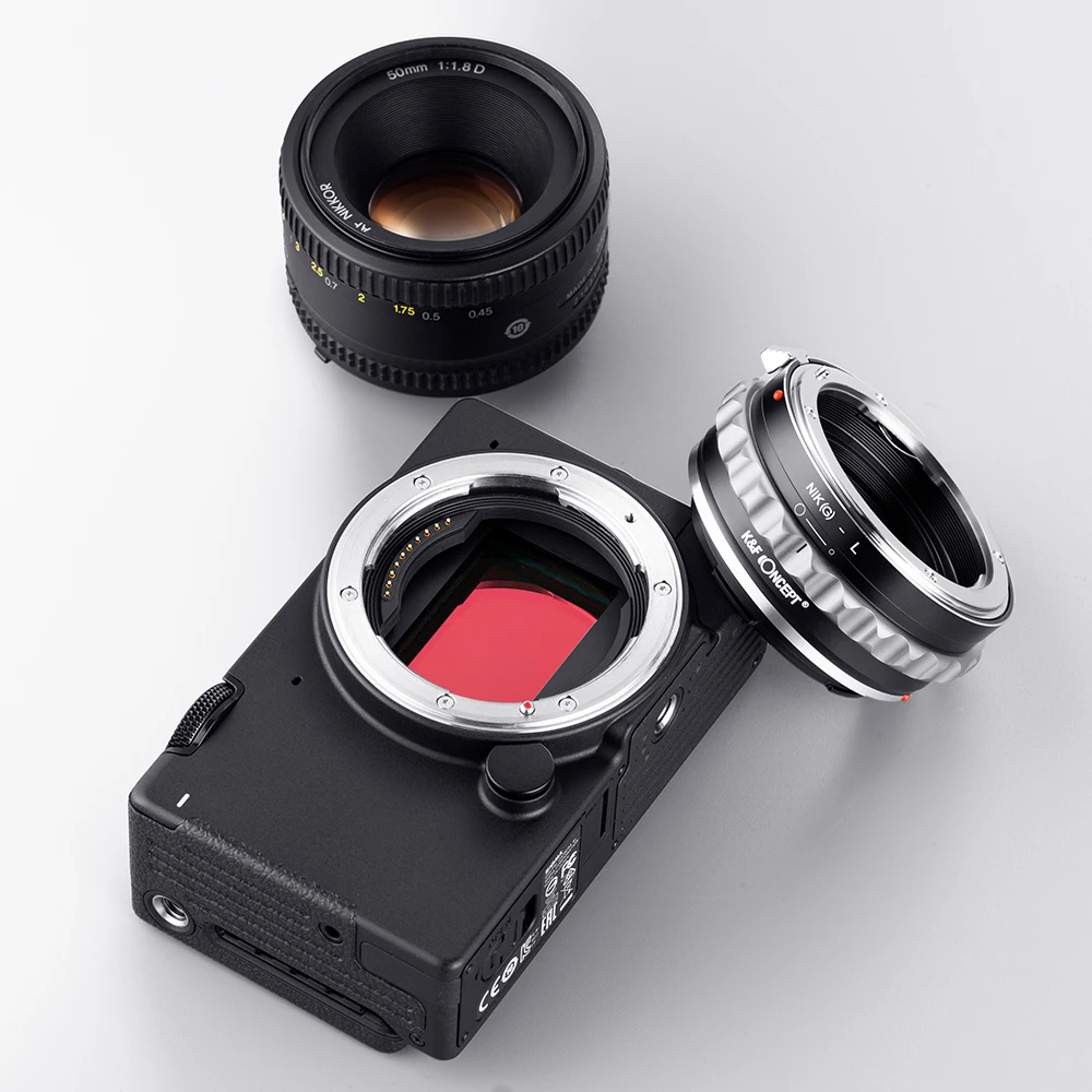 K&F Concept Lens Adapter Nikon G to LSL for Nikon G Mount Lens to Leica TL TL2 CL SL SL2 Panasonic S1 S1R S1H S5 Sigma fp fpL