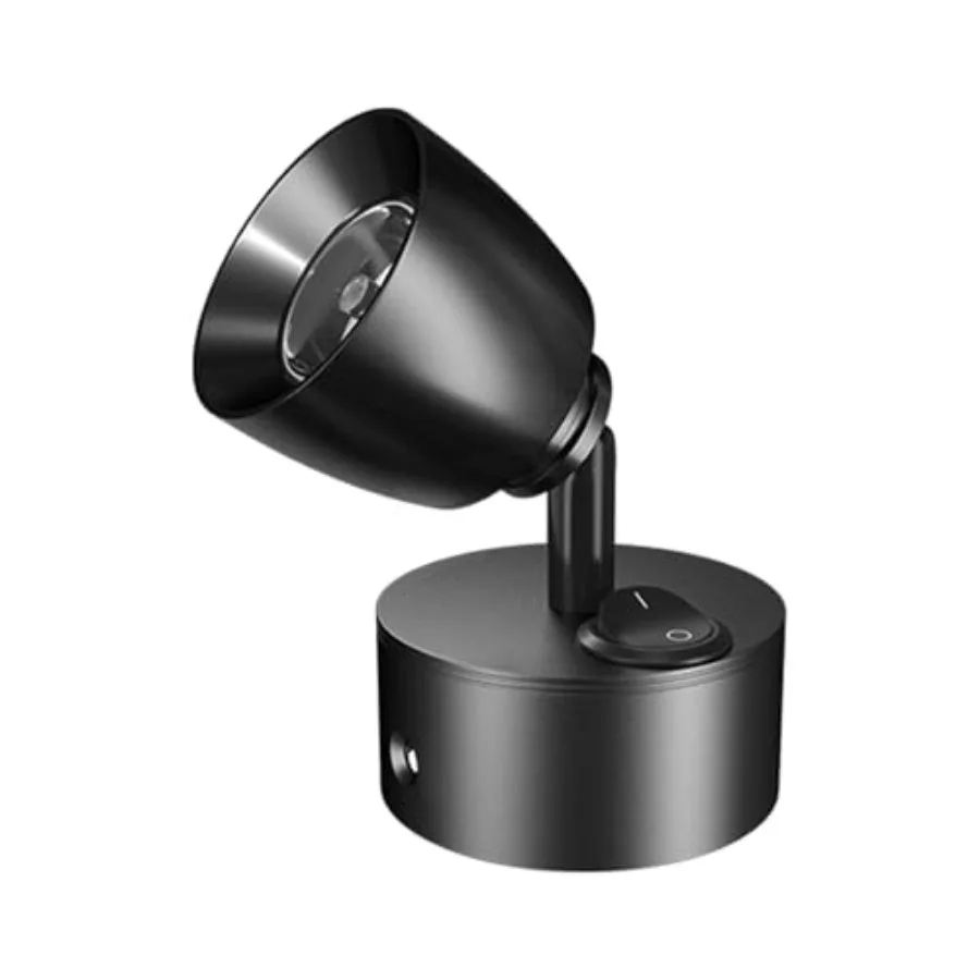 3W RV Reading LED Lamp - 12V Motorhome Recessed Mounted LED Light Fixture with Switch for Bedside Lamp, RV, Caravan, Staircase