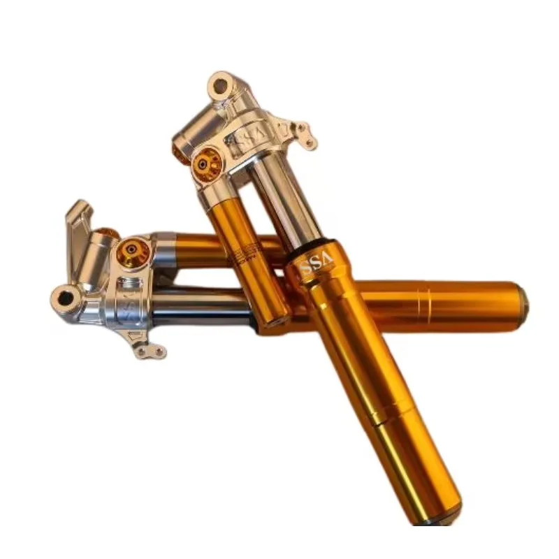 2026 Motorcycle Front Fork Shock Absorber New Black Gold Customizable Travel Featuring Rubber Aluminum Steel Alloy Material