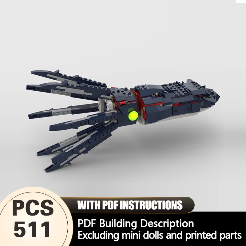 Creators Animal Series Model MOC Building Bricks Giant Squid Modular Technology Gifts Holiday Assemble Children Toys Suit