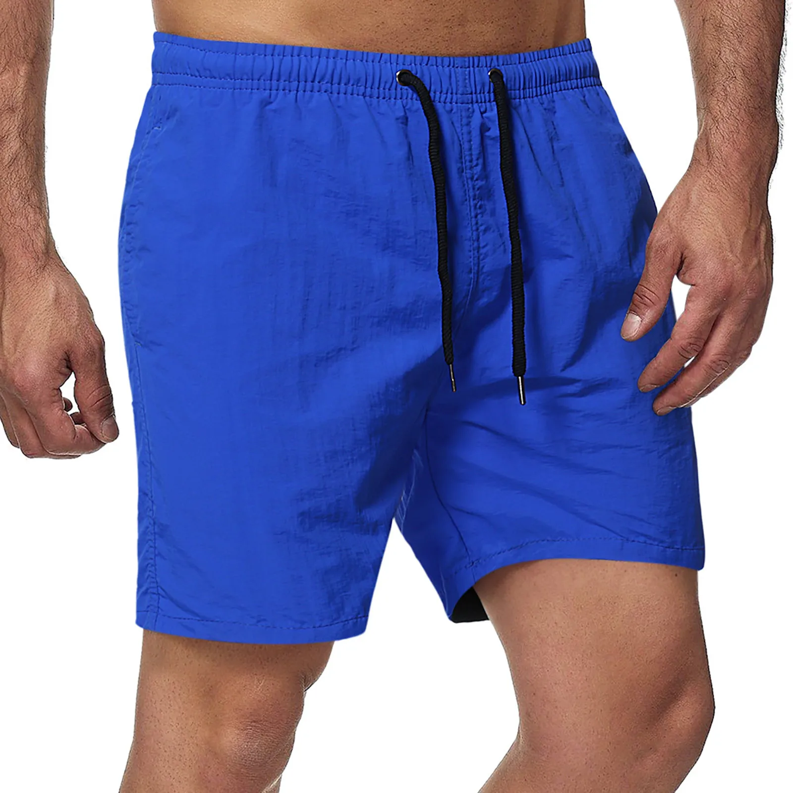 Mens Shorts Beachwear Short Summer Pants Sports Surfing Quick Drying Solid Color Board Shorts Bermuda Surf Trunks Resort