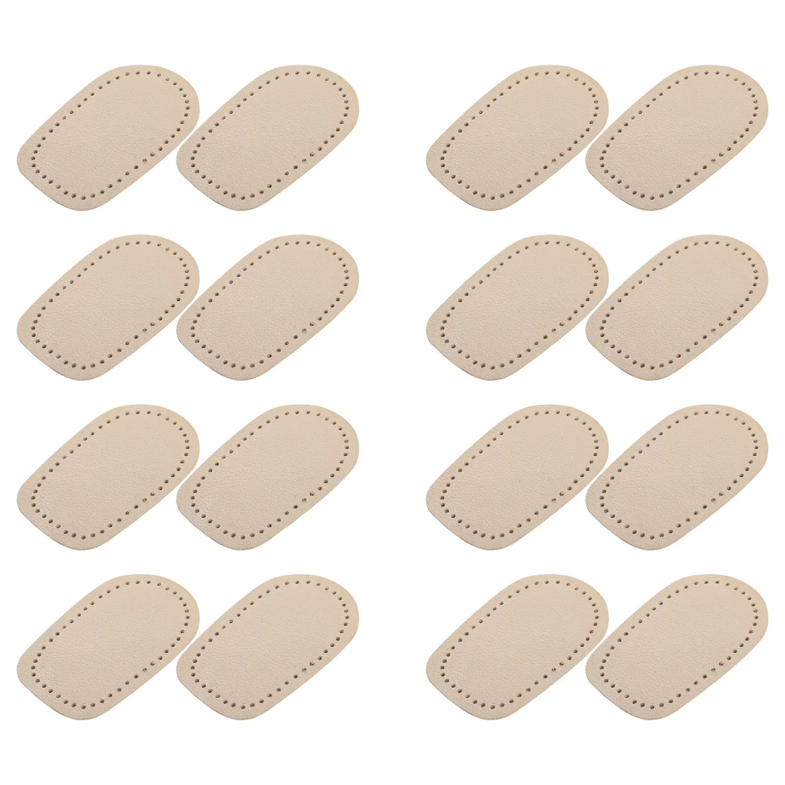 발 패드 풀 그레인 소가죽 충격 흡수 힐 리프트 신발 통증 완화 걷기 지원 발 관리 도구