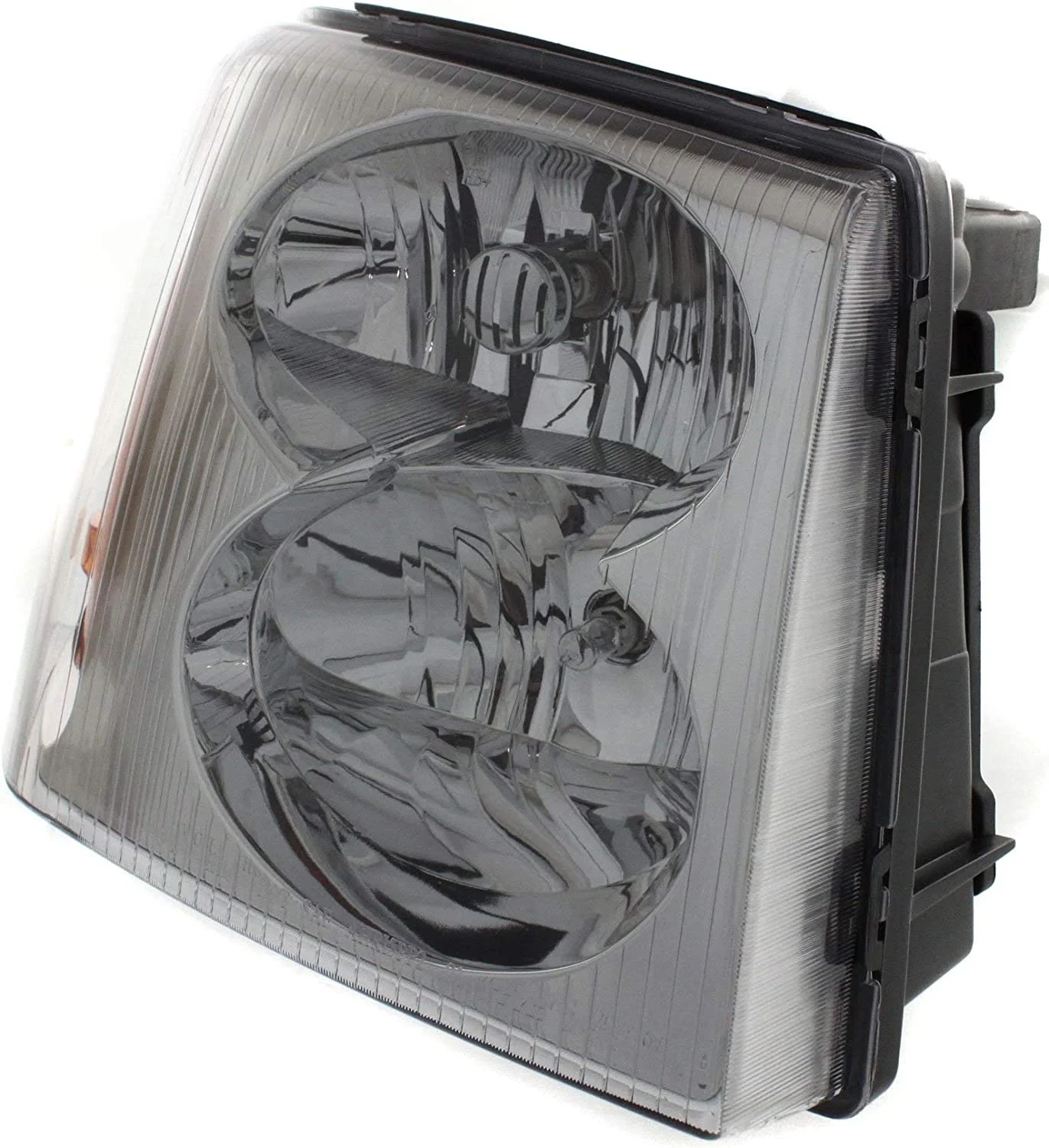 Headlight Set Compatible with 2002-2009 GMC Envoy 2004-2005 XUV Left Driver and Right Passenger Side Halogen With bulb(s)