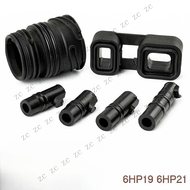 S+ 6PCS Transmission Seal Kit Mechatronic Set 24107536339 For BMW 6HP19 6HP21
