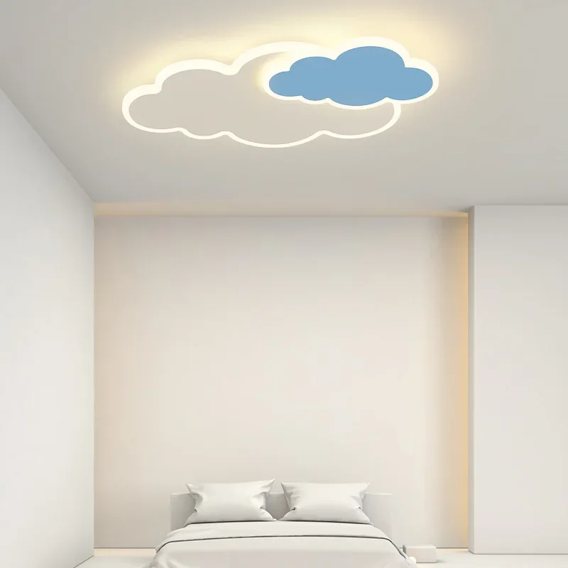 Modern Clouds LED Ceiling Lamp for Children's Room Living Room Bedroom Acrylic Chandelier Home Decor Lighting Fixture Luster