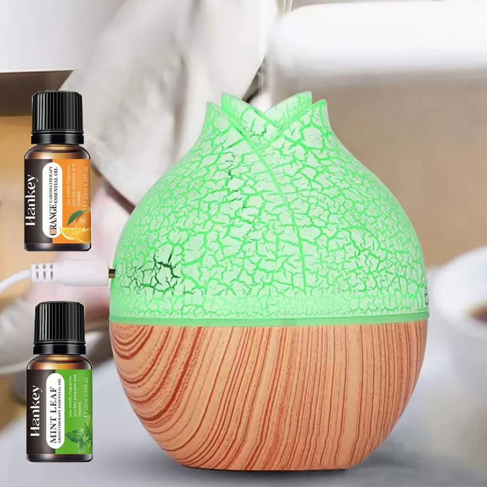 

Modern Touch-Control Humidifier for Small Spaces - 130ml Tank, LED Night Light & USB Power (Mist & Diffuser)