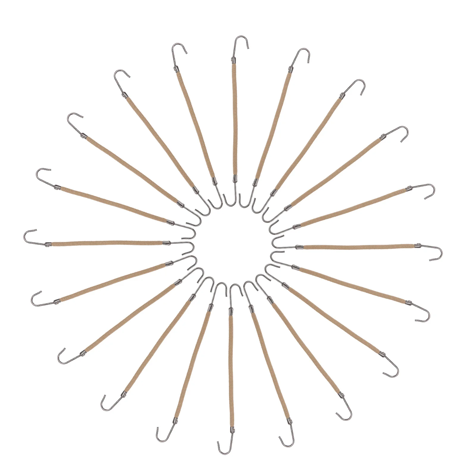 

20Pcs Ponytail Hooks for Thick Hair Bungee Hair Ties Holders No Slip Styling Clips Women Fashion Accessories Ponytail Hooks