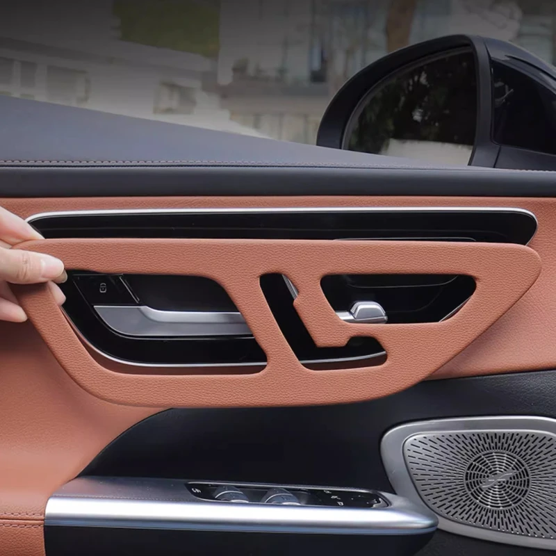 

Для Mercedes-Benz C-Class C260L/C200L 2022-2025 дверная панель, принадлежности для интерьера, декоративная защитная пленка, аксессуары для модификации