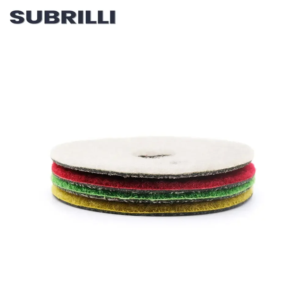 1piece 3" Diamond Polishing Pad Electroplated Sanding Disc For Stone Glass Ceramic Tile Metal Edge Grinding Wheel Fast Removal