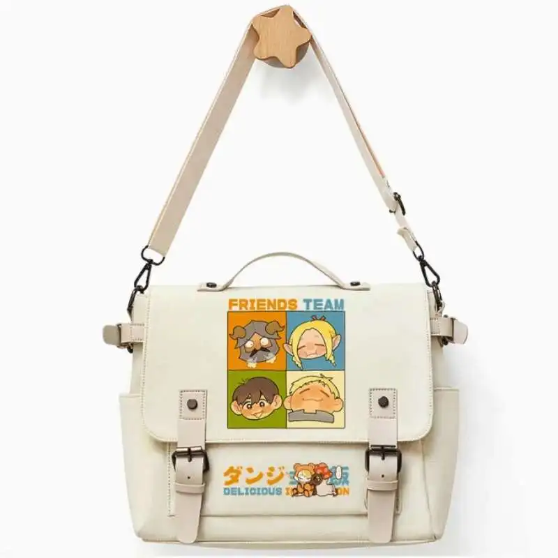 

Anime Delicious In Dungeon Casual Oxford Messenger Schoolbag Shoulder Bag Student Teenager Gift B1675 Anime