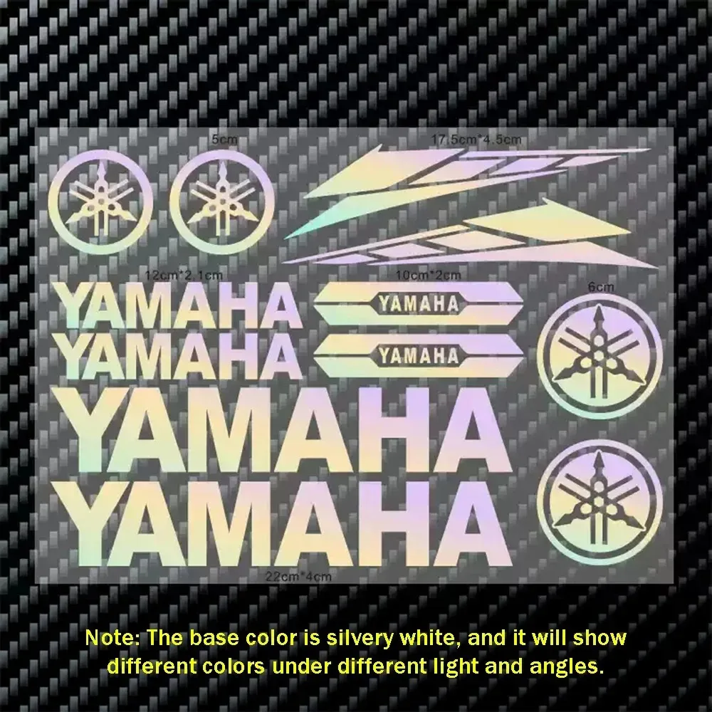 Hot Selling for Yamaha Motorcycle Stickers Letter Logo Scooter Fuel Tank Helmet Modification Decoration Set Stickers