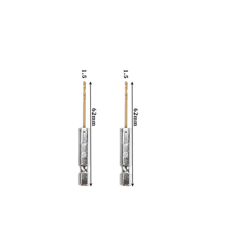 STONEGO 13PCS 1,5 mm-6,5 mm boorset Titanium gecoat hogesnelheidsstaal zeskantschacht gatopener voor hout kunststof aluminium - afbeelding 1